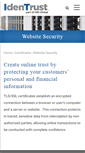 Mobile Screenshot of identrustssl.com